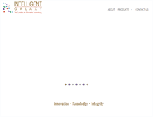 Tablet Screenshot of intelligentgalaxy.com